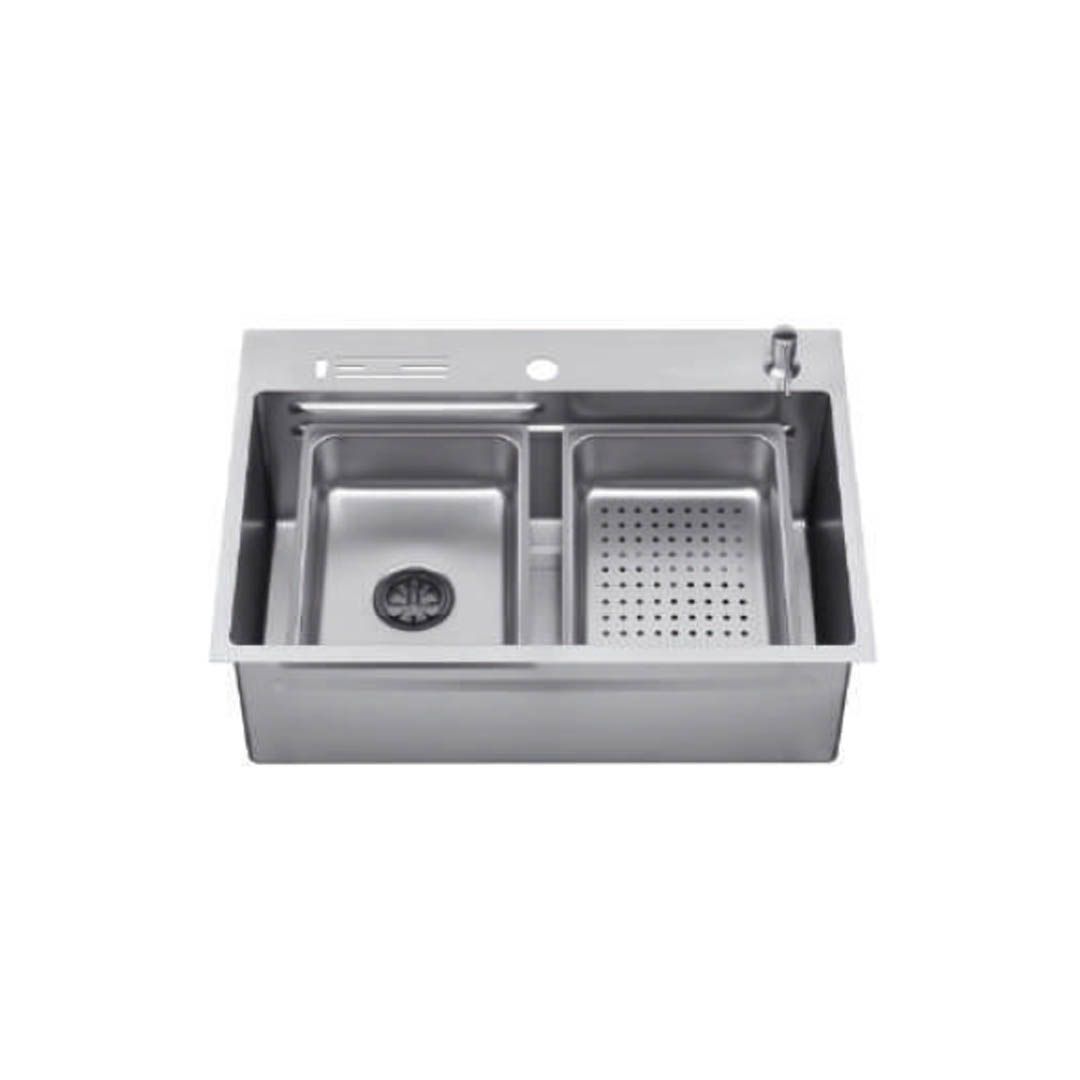 Single Bowl Sink #KS-YN5-SV6847-SS/BL