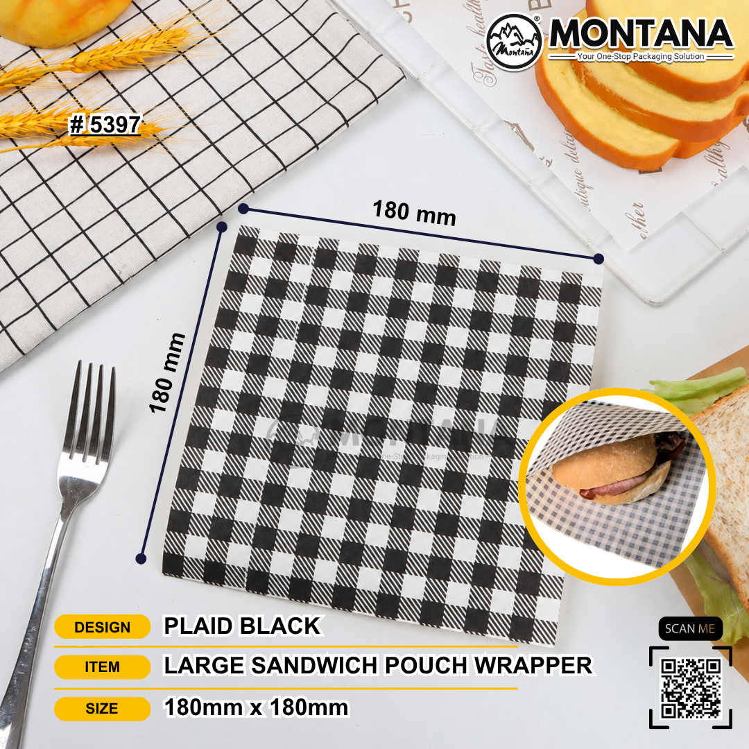 (5397) L PLAID BLACK