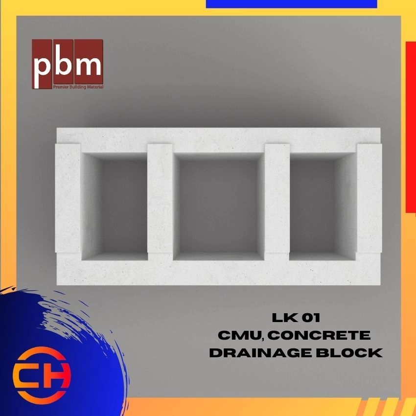 CONCRETE DRAINAGE BLOCK LK 01