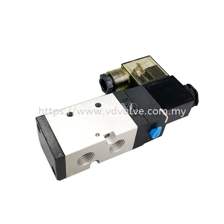 PARKER PHS520S-02 5/2-Way Solenoid Valve 1/4''