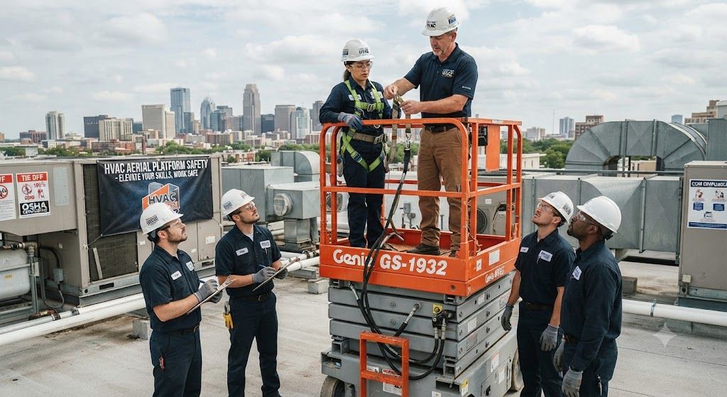 HVAC safety training for aerial platforms