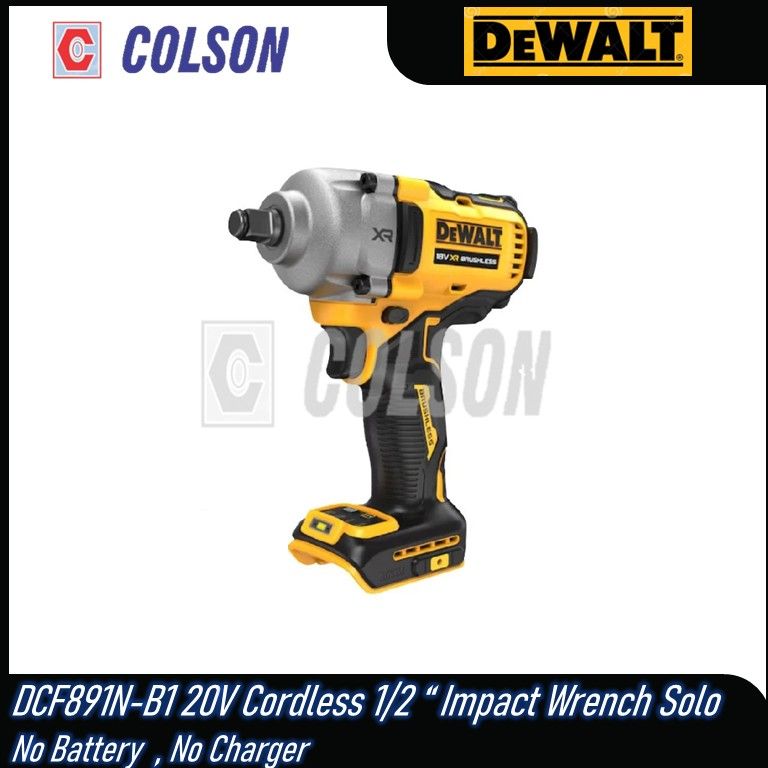 DEWALT DCF891N-B1 20V Cordless 1/2 “ Impact Wrench Solo