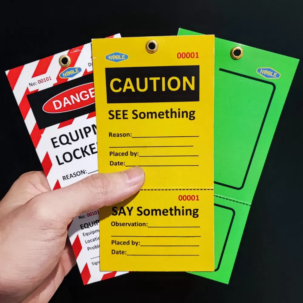 Labelling Printing For Safety Equipment Warning Price Tag