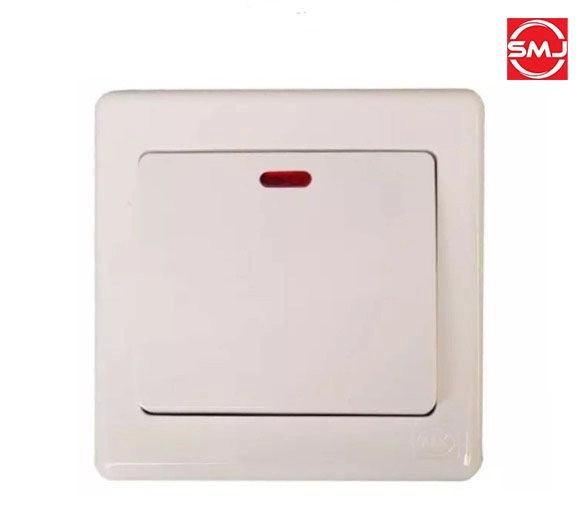 MK E4787NWHI 20A Water Heater Switch c/w Neon (SIRIM Approved)