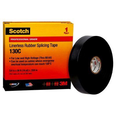 3M™ Scotch® Linerless Rubber Splicing Tape 130C