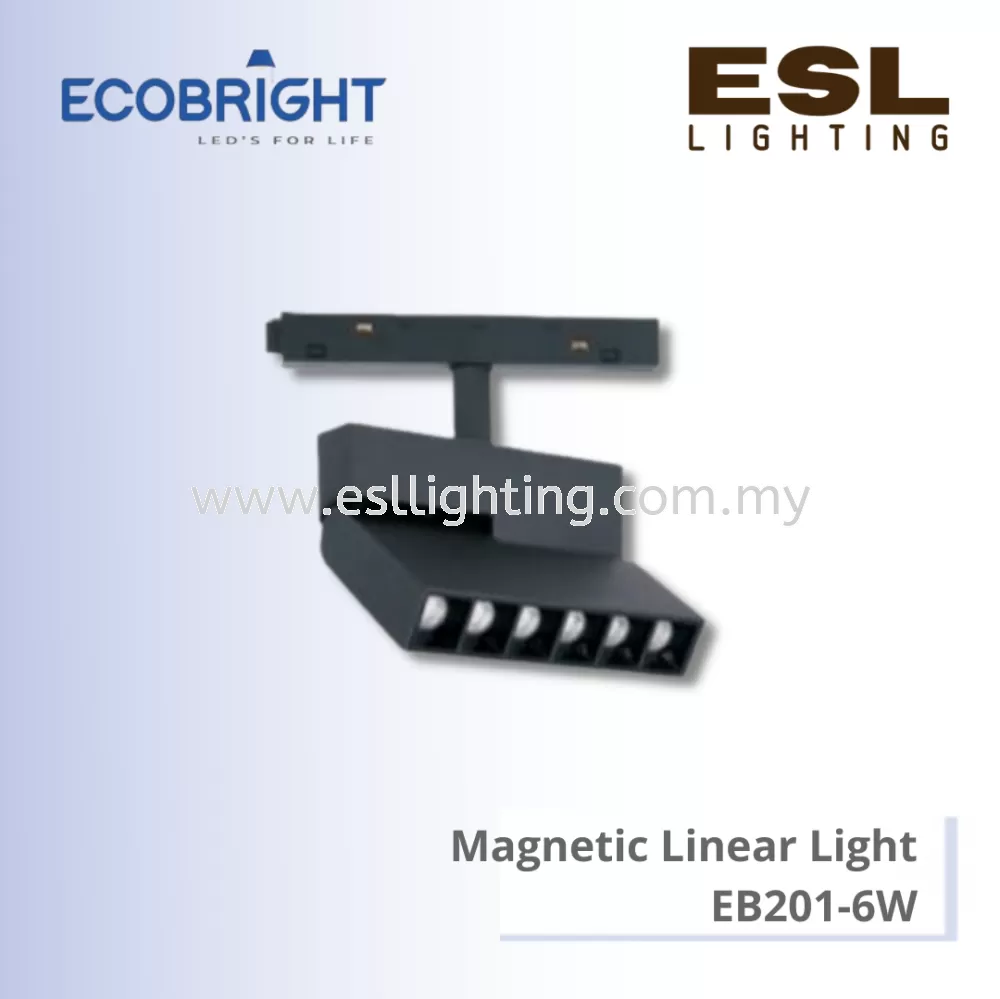 ECOBRIGHT LED Magnetic Track Light 6W - EB201-6W