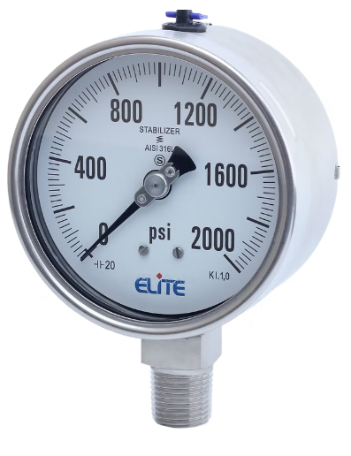 All SS Solid Front Pressure Gauges P-09