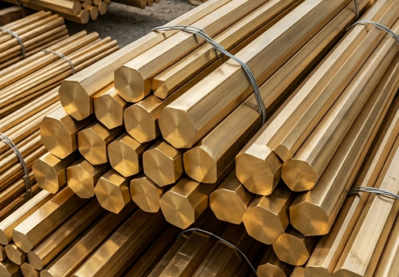 BRASS HEXAGON ROD 3/4"