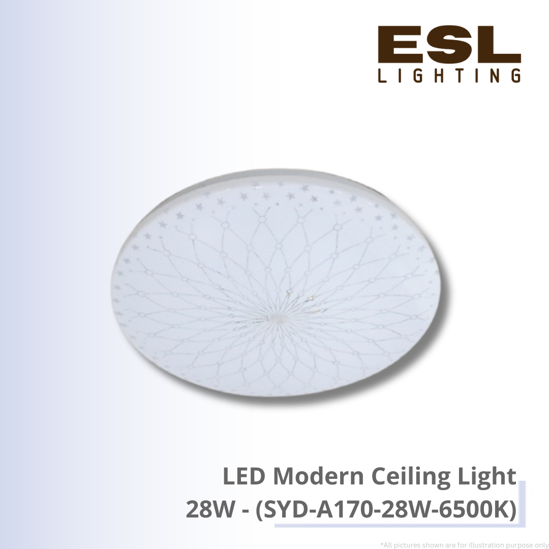 LED Modern Ceiling Light 28W - SYD-A170-28W-6500K