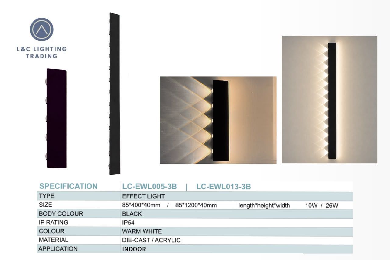 LC-EWL005-3B INDOOR WALL LIGHT