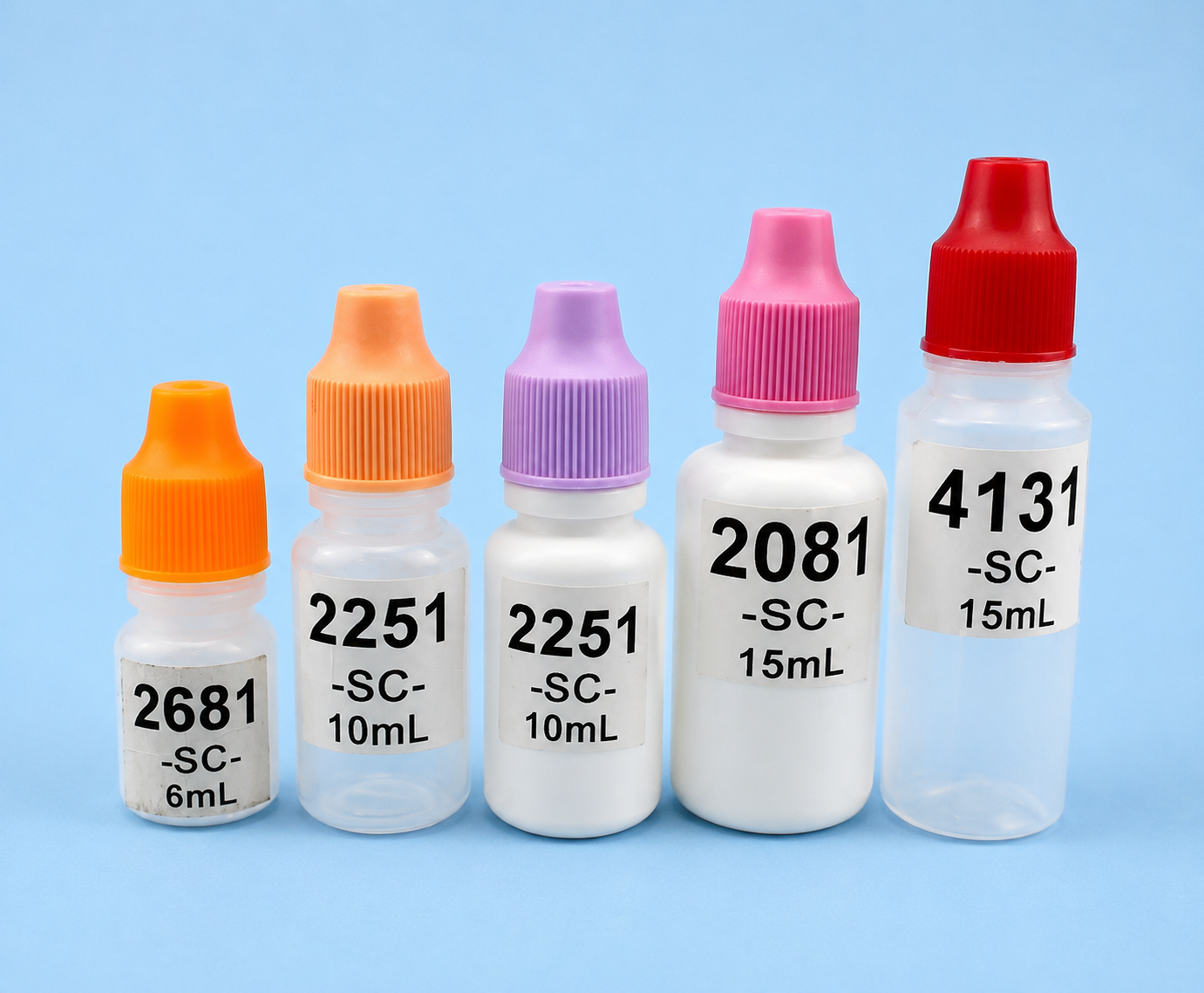 5ml & 10ml & 15ml Eye Drop Bottle : 2681 & 2251 & 2081 & 4131