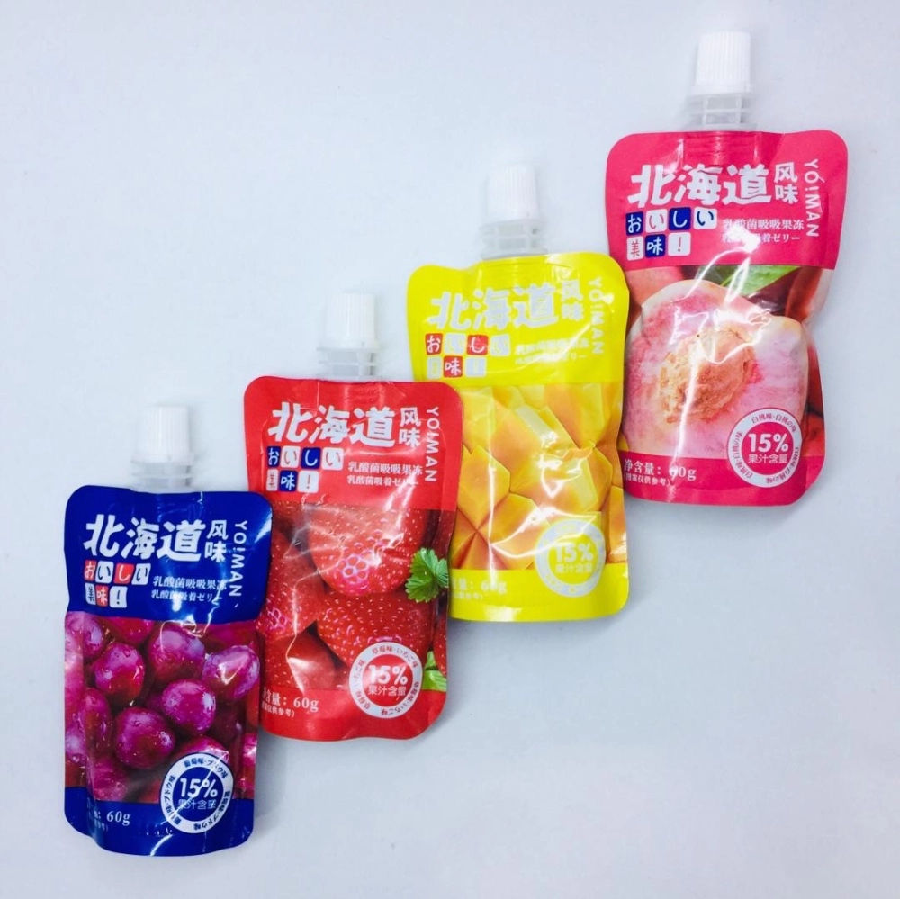 Hokkaido Yogurt Jelly Mix Flavor 北海道乳酸菌吸吸果凍 8bag