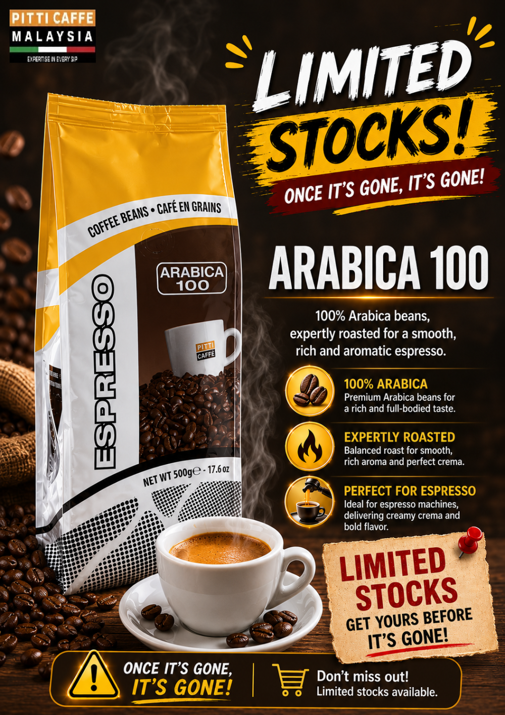 PITTI Arabica100 - premium pack