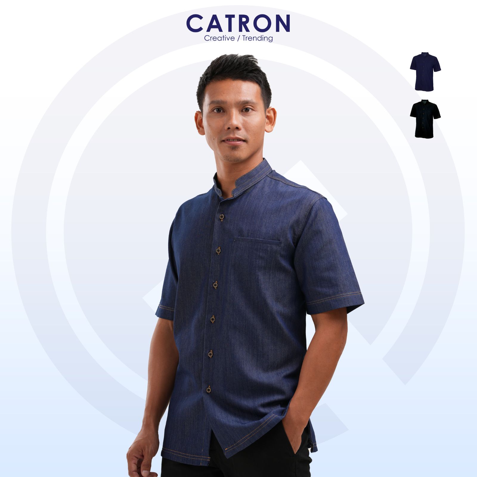 FD 827 Denimsoft Unisex Short Sleeve Corporate Shirt