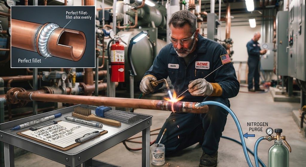 industrial refrigeration brazing safety procedures