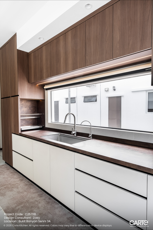 Modern Contemporary Kitchen -  Bukit Banyan Senni 3A