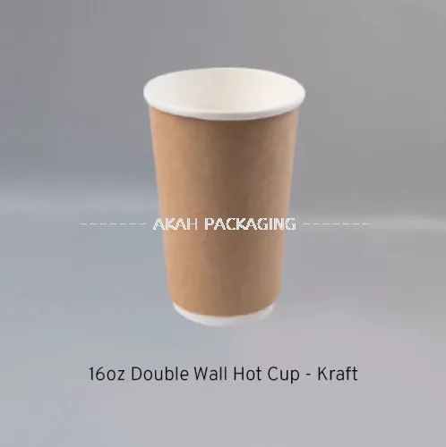 16oz BROWN DOUBLE wall Hot Paper Cup / Coffee Paper Cup