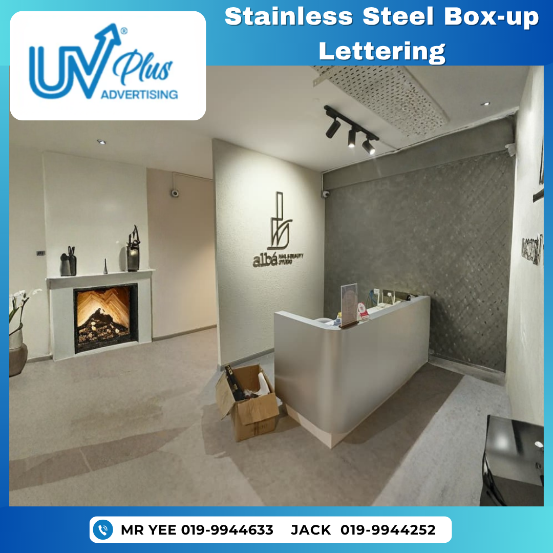 Stainless Steel Box-up Lettering | ALBA | Petaling Jaya, Kuala Lumpur
