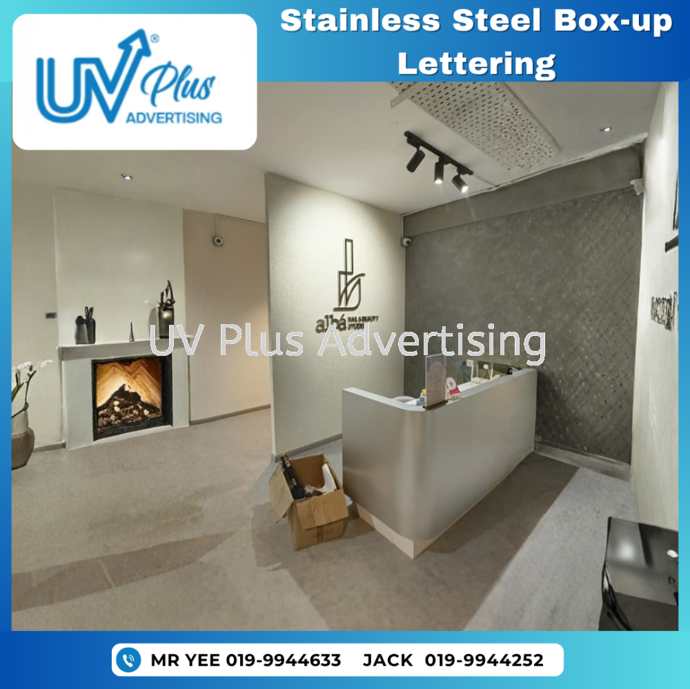 Stainless Steel Box-up Lettering | ALBA | Petaling Jaya, Kuala Lumpur
