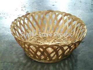 9 INCH BAMBOO BASKET