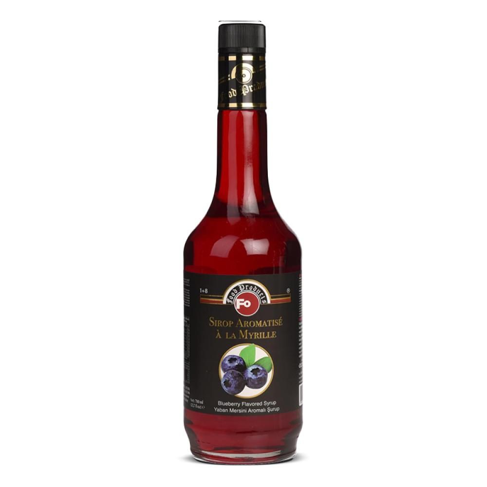 FO FLAVORED SYRUP BLUEBERRY (RED) 700ML