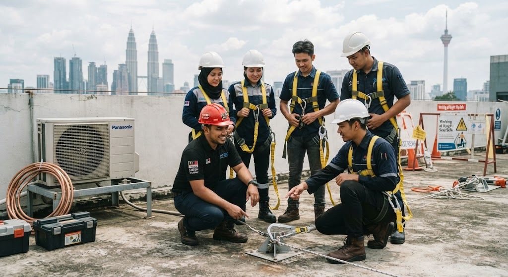HVAC fall protection training Malaysia