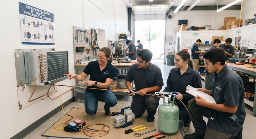 Refrigeration installation practical course