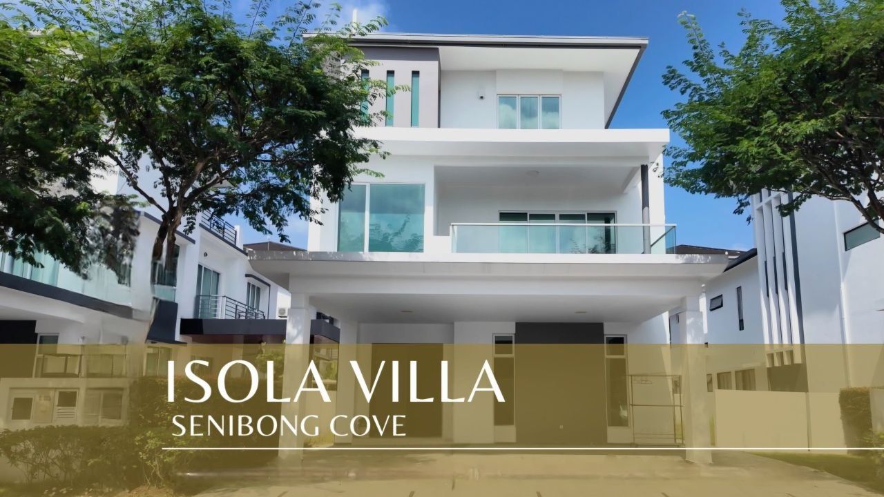 Senibong Cove @ Isola Villa @3 Storey Link Bungalow FOR SALE