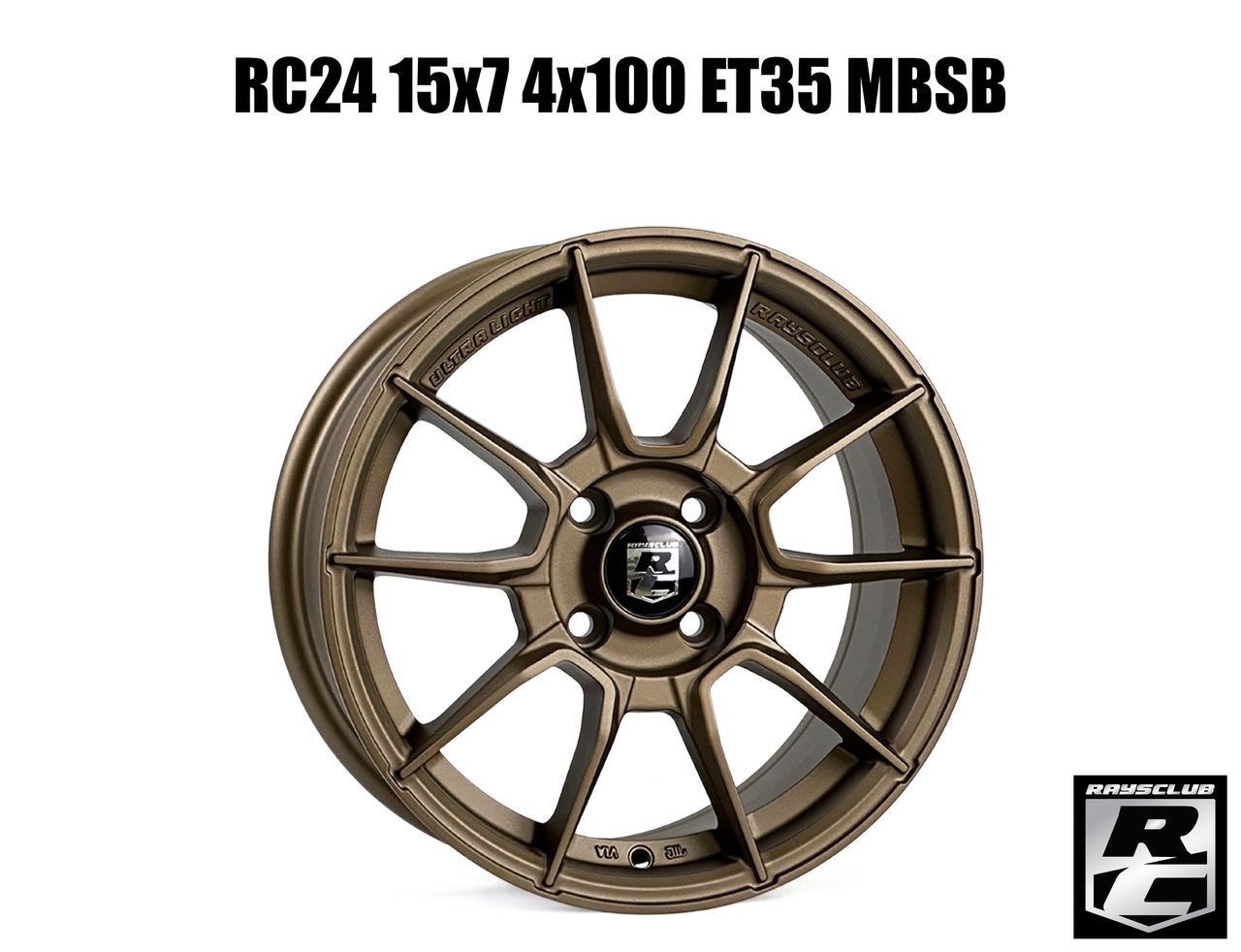 Raysclub RC24 15x7 4x100 ET35 MBSB
