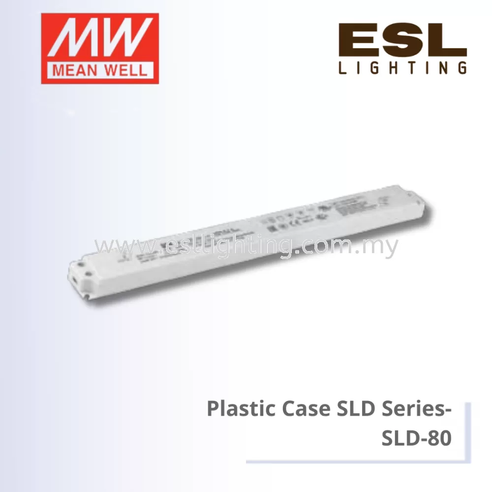 MEANWELL Plastic Case SLD Series - SLD-80