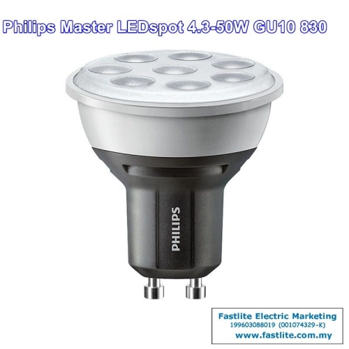 Philips Master LEDspot 4.3-50W GU10 830 40D DIM