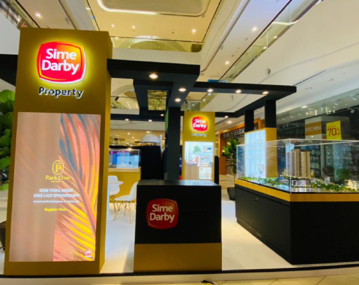 Shopping Mall Pop Up Event Booth Design | Park One Residence - SIME DARBY PROPERTY: