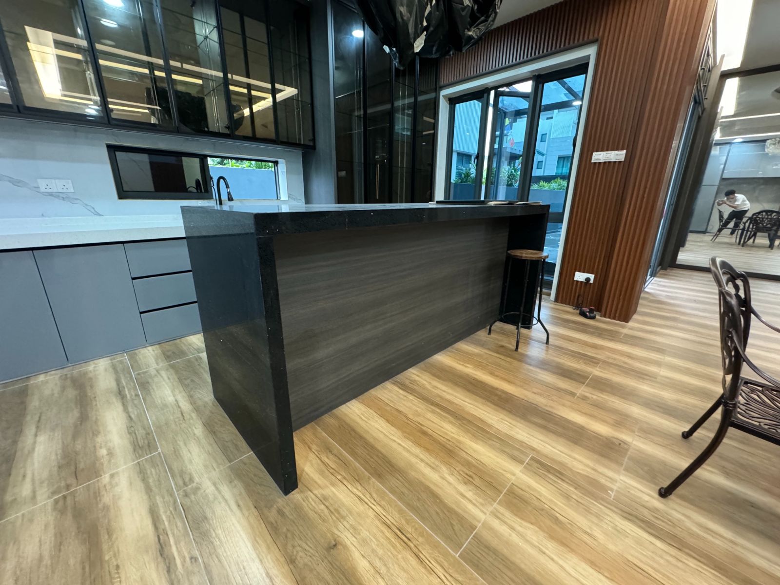 QUARTZ STONE ISLAND TABLE | KITCHEN AT KOTA KEMUNING | SHAH ALAM | SUBANG JAYA