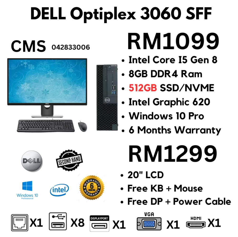 DELL OPTIPLEX 3060 SFF