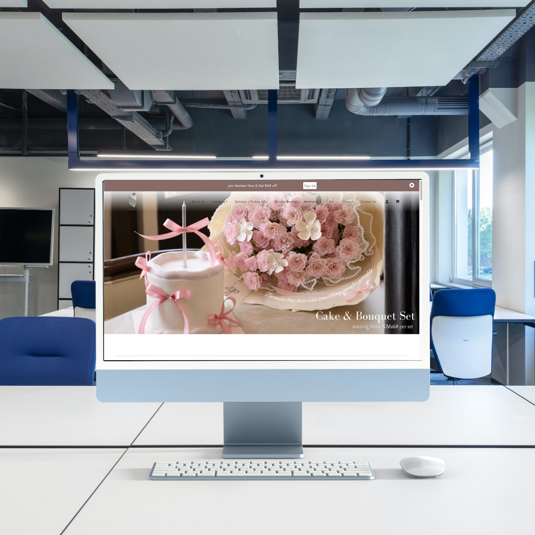 Paperbaked Enterprise Website Design & SEO Case Study | Custom Cake Design & Delivery in Johor