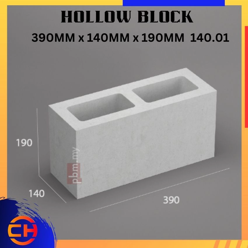 Hollow Block - 190x190x140MM 140.01
