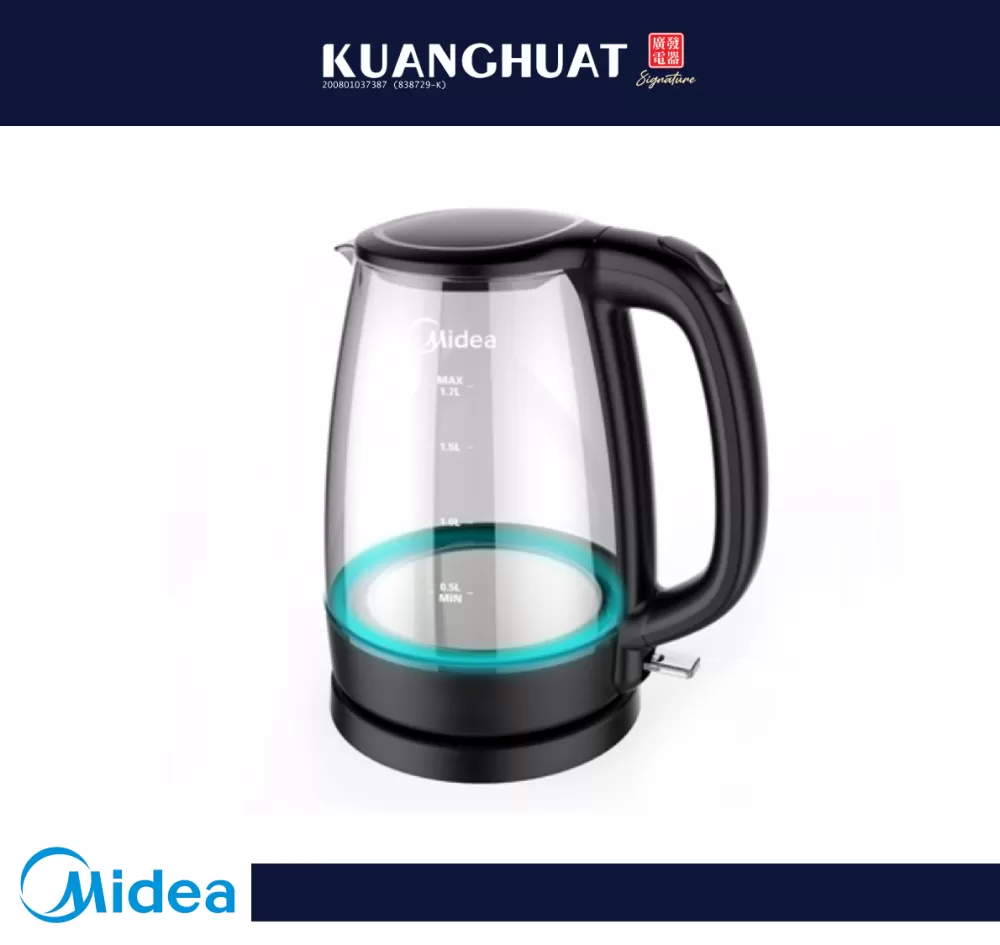 MIDEA Glass Jug Body Kettle (1.7L) MK-17G02