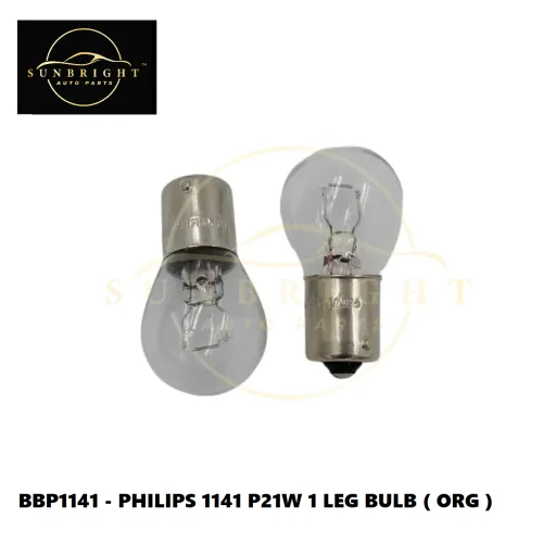 BBP1141 - PHILIPS 1141 P21W 1 LEG BULB ( ORG )