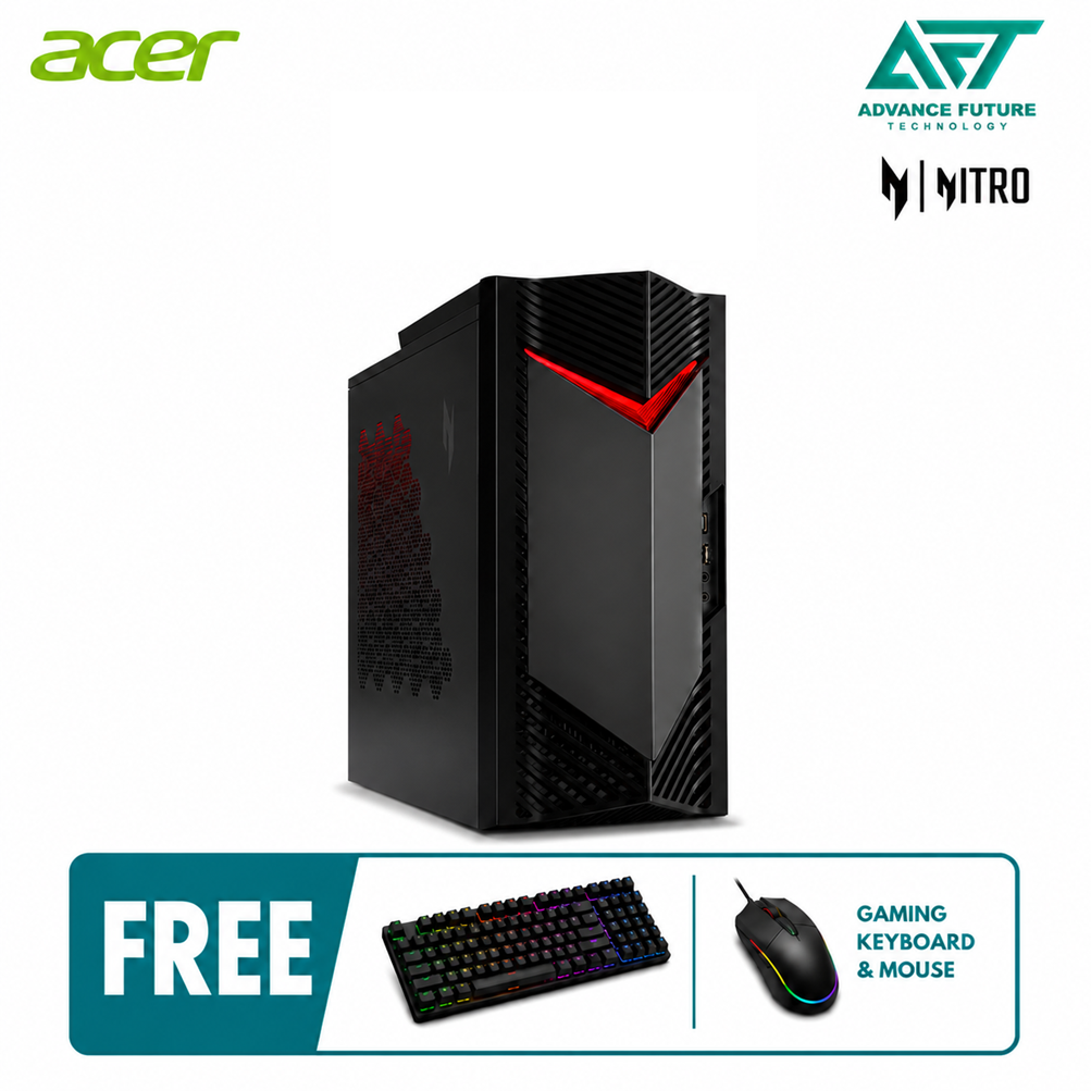 Acer Nitro 5 N50-660-265W11 Gaming Desktop PC ( Intel Core Ultra 7 265F, 16GB, 512GB SSD, RTX5060, W11 )