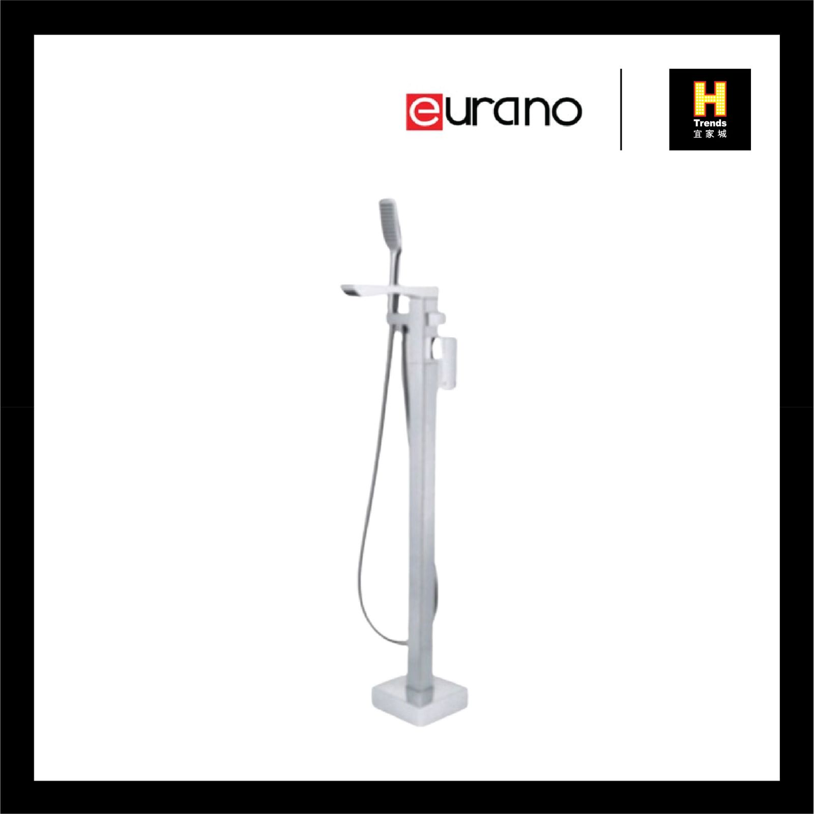 Eurano Floor Standing Bathtub Mixer Square (ERN92)