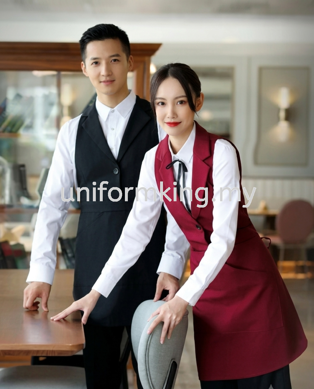 Custom Made Hotel Uniform | Premium Hospitality Workwear | Stylish Hotel Staff Uniform for Luxury Service