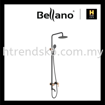 Bellano 3Way Exposed Mixer (Round-Rose Gold) BLN-5142R-RG