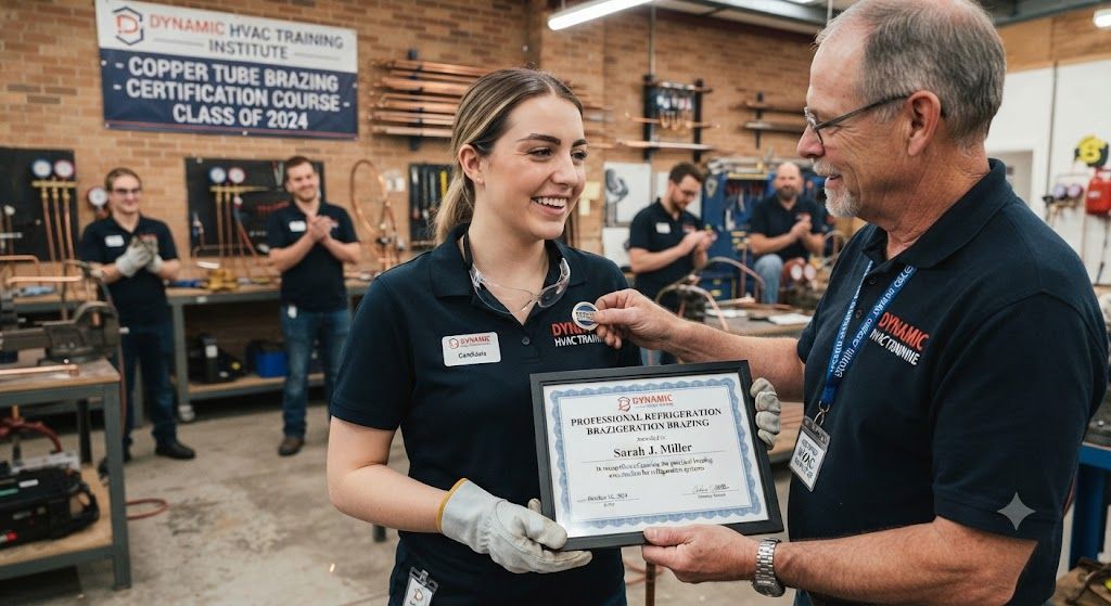 refrigeration HVAC brazing professional certificate