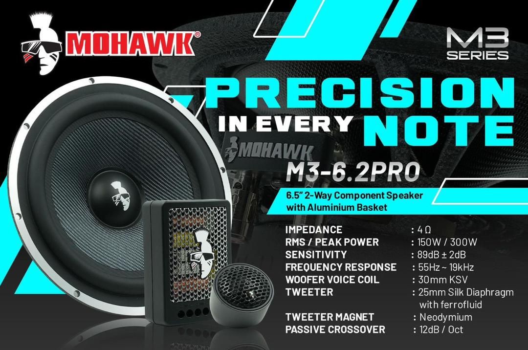 Mohawk 2 Way Component Speaker