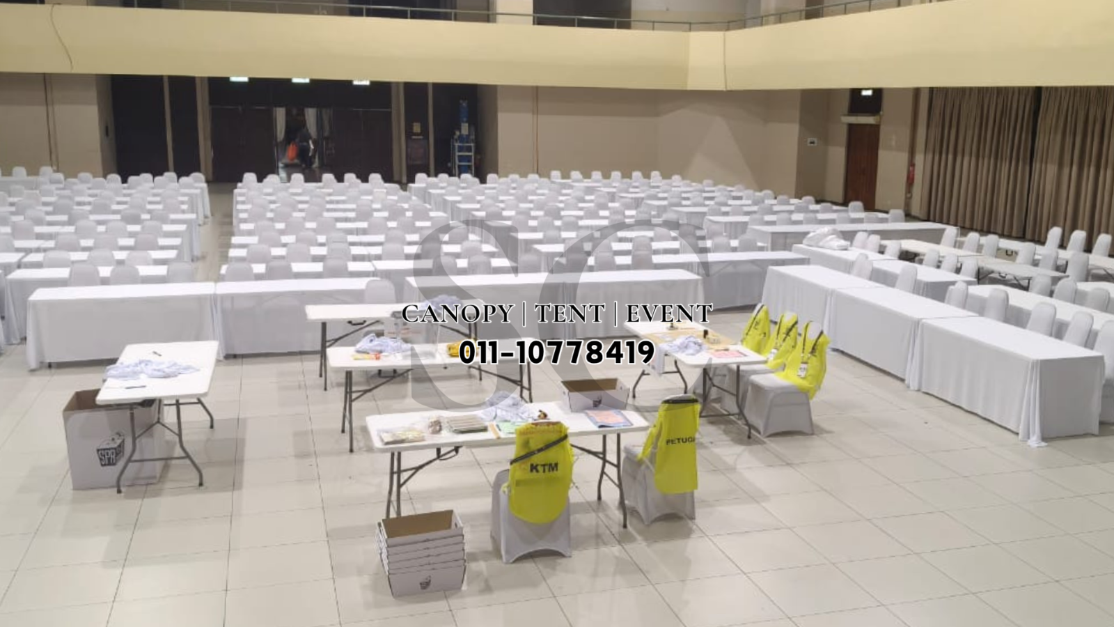 Long Tables & Banquet Chairs 