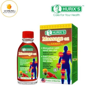 Hurix's Massage Oil (with Gamat Plus)