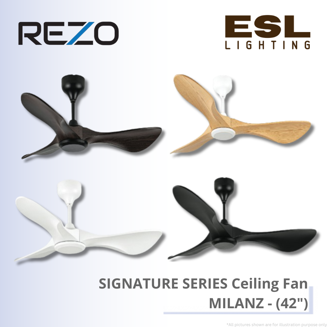 REZO SIGNATURE SERIES Ceiling Fan MILANZ - 42"