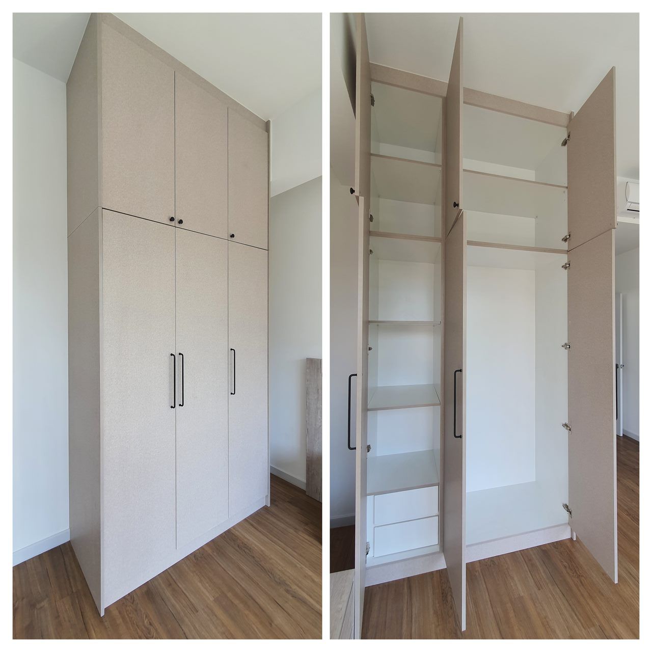 3 Panels Wardrobe Cabinets