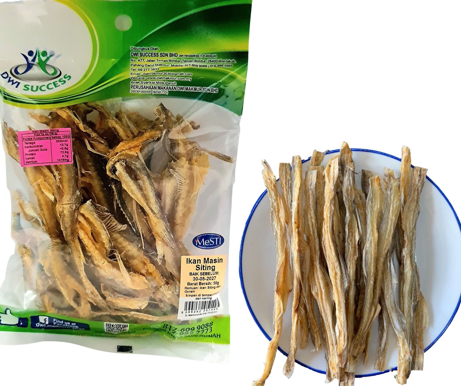 Ikan Masin Sitting 50G RM 5.50 X 5 UNITS C.Dwi Success
