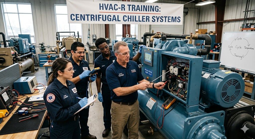 Commercial centrifugal chiller training